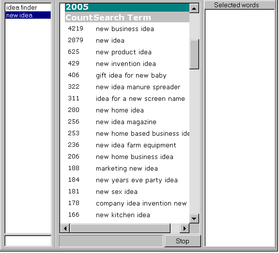 Idea Finder Screenshot